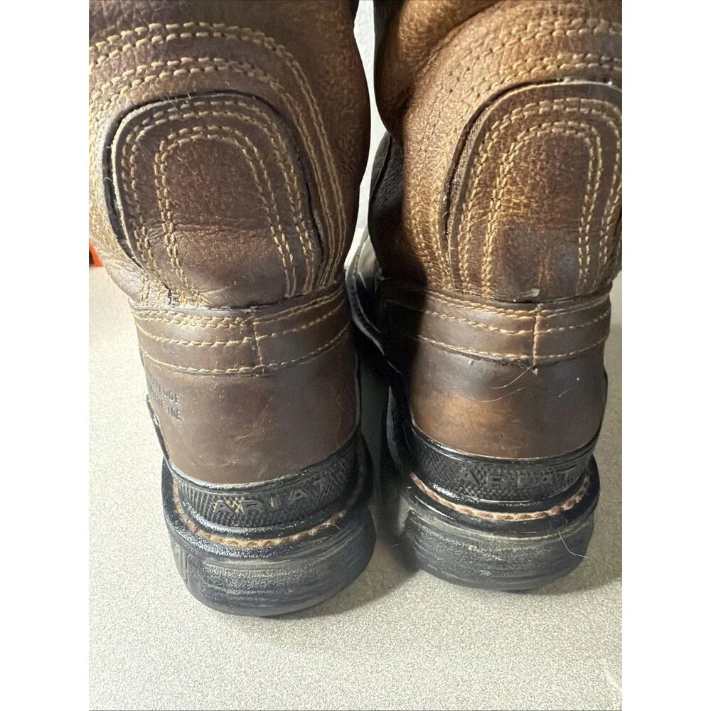 Ariat Overdrive XTR Waterproof Composite Toe Work Boots Mens 9 W Brown